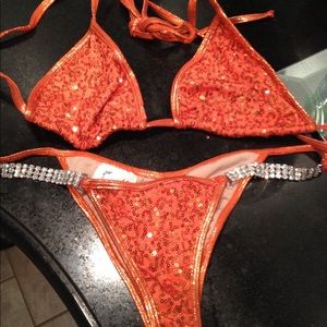 Orange Competition Bikini